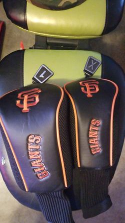 SF Giants golf club covers.