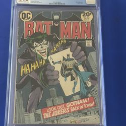 BATMAN #251 CGC 3.5 Neal Adams Art Classic Joker Cover DC DETECTIVE COMICS 1973