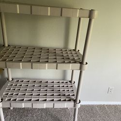 Assembly Multi-purpose Plastic Garage Storage Shelving