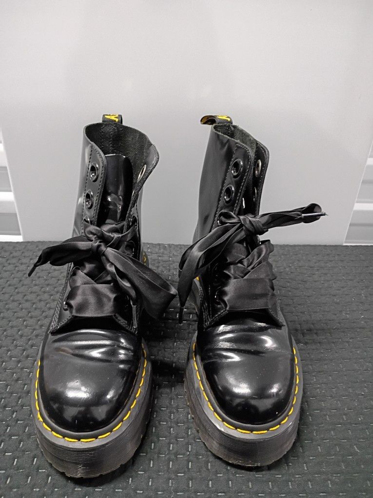 Dr. Martens Molly Women's Leather Platform Boots