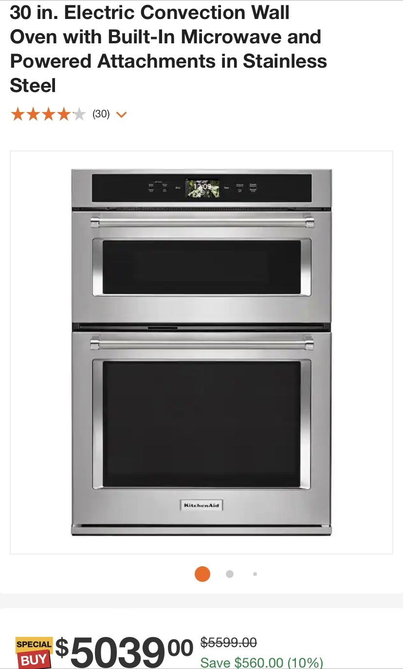 Wall Oven With Built In Microwave 