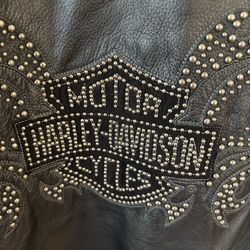 Vintage Harley Davidson Leather Jacket (XL womens)