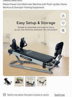 Pilates reformer- With Stamina Attachment 