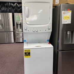 Stackable Washer And Dryer 27” Wide New Open Box And 1 Year Warranty 