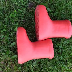 Size 11 Red Rain Boots 