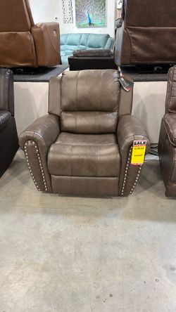 Leather Power Recliner
