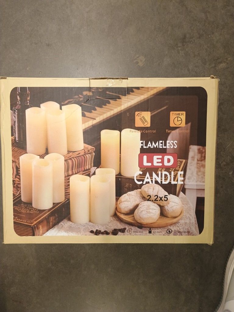 Flameless Candles Set Of 12