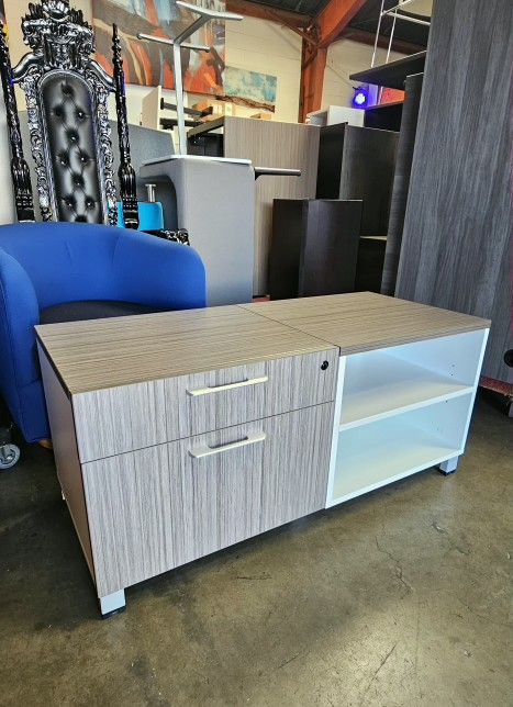 Qty.5 GREYSTONE WHITE CABINET 48X20X21
