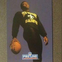 1992 Pro Line Floyd Turner New Orleans Saints #375 Football Card Vintage Collectible Sports NFL Portrait