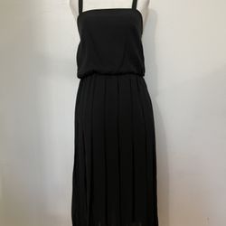 Vintage Strapless Dress With Pleated Bottoms