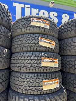 265/70r17 Arroyo tires nuevas con 50,000 millas de garantía las 4