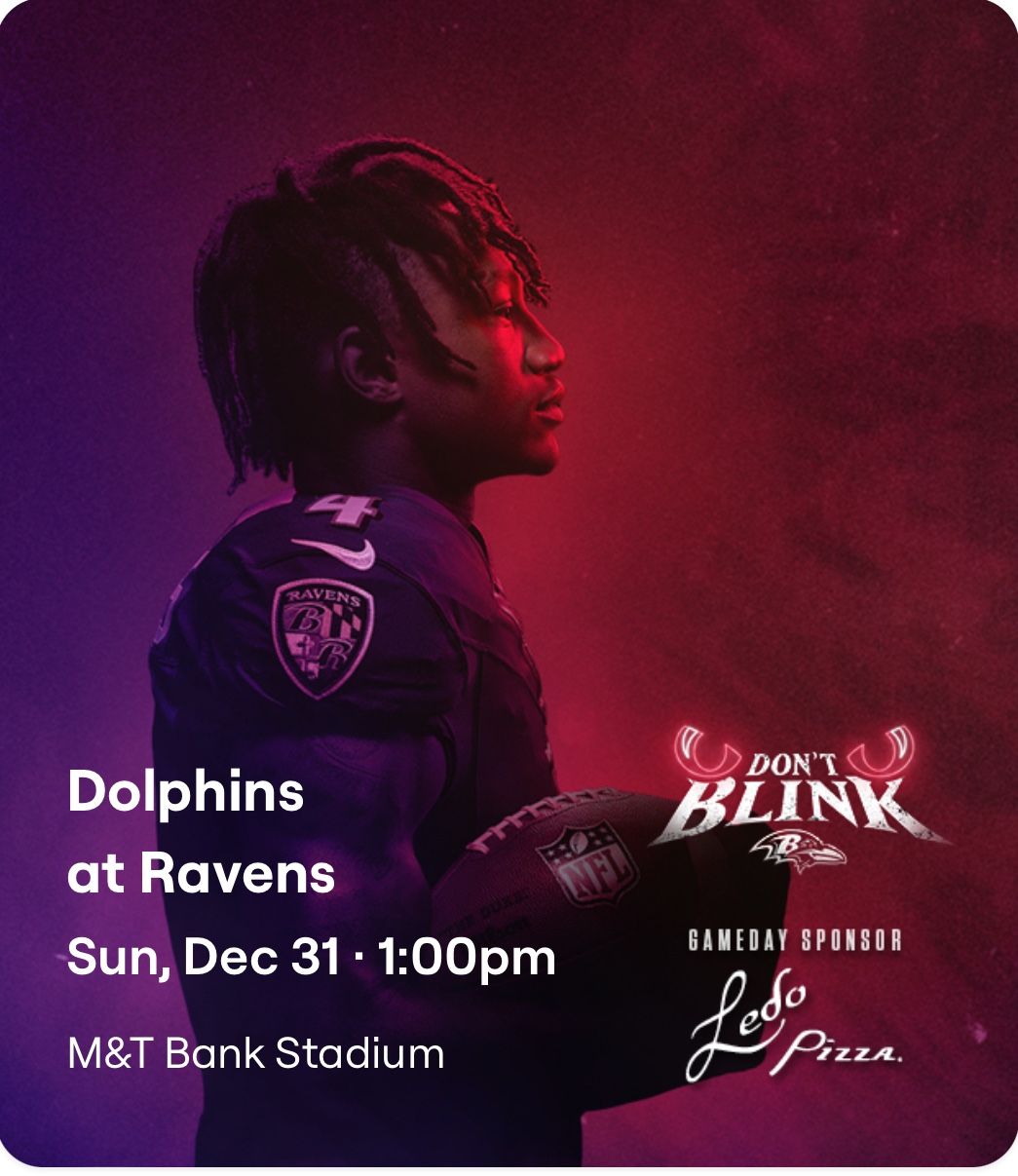 Ravens Vs Dolphins