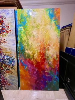 Abstract Painting 36x72
