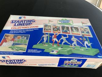 Starting lineup mint in box baseball displays at