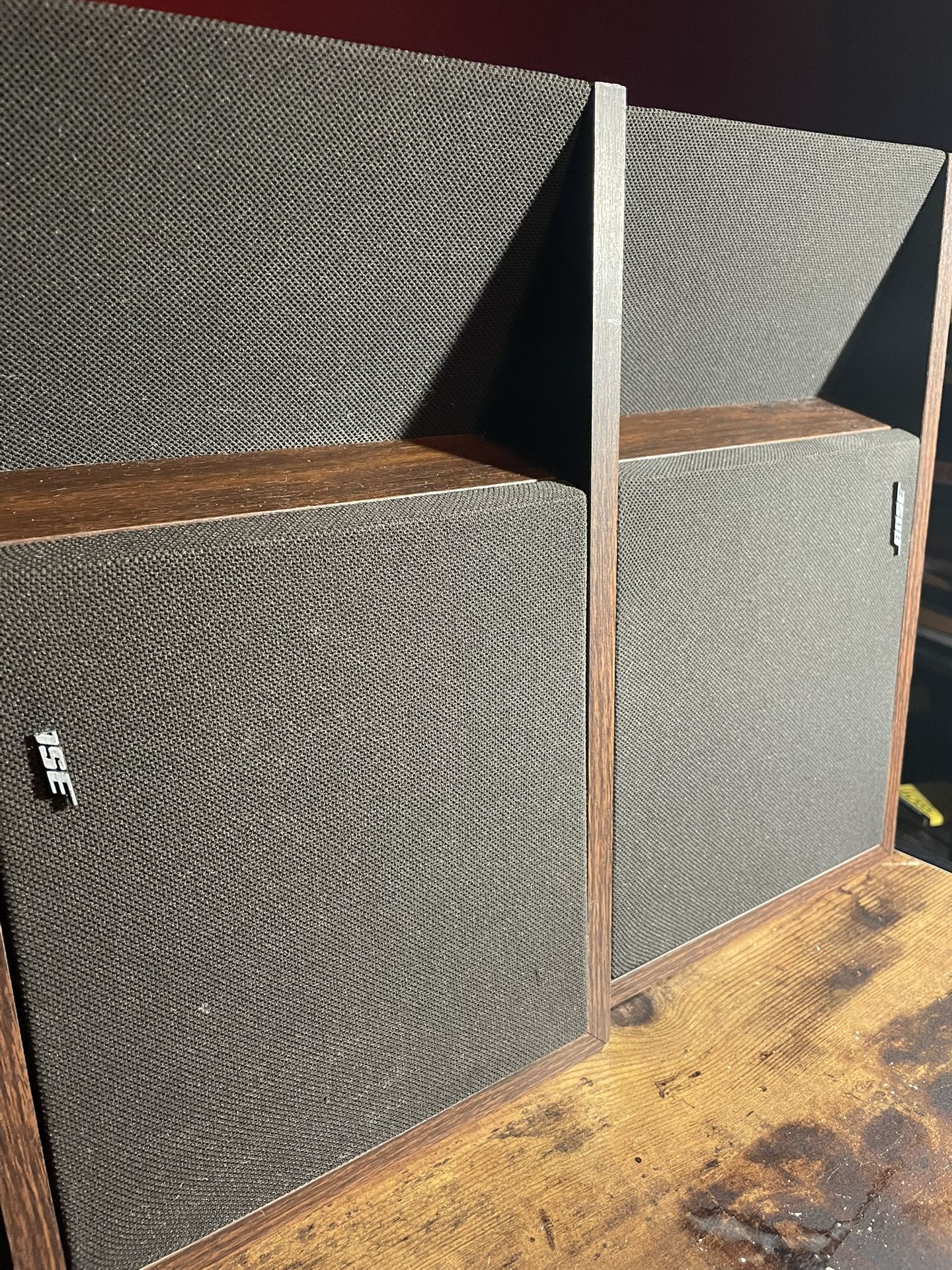 Bose 201 Series II Wooden Vintage 1984 Shelf Speakers