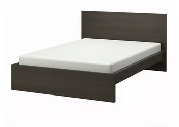 Used IKEA “Malm” bed and mattress unassembled