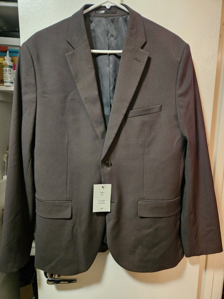 H&M Dark Browm Suit Jacket