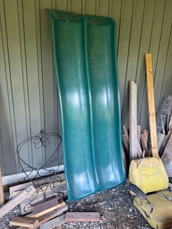 Slide and two swings