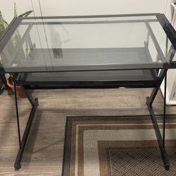 COMPUTER TABLE (glass)