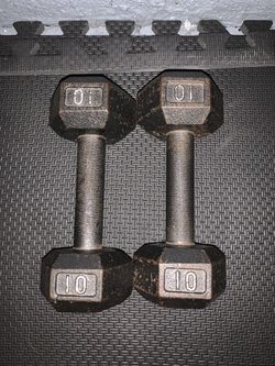 10 Pound Dumbbells 