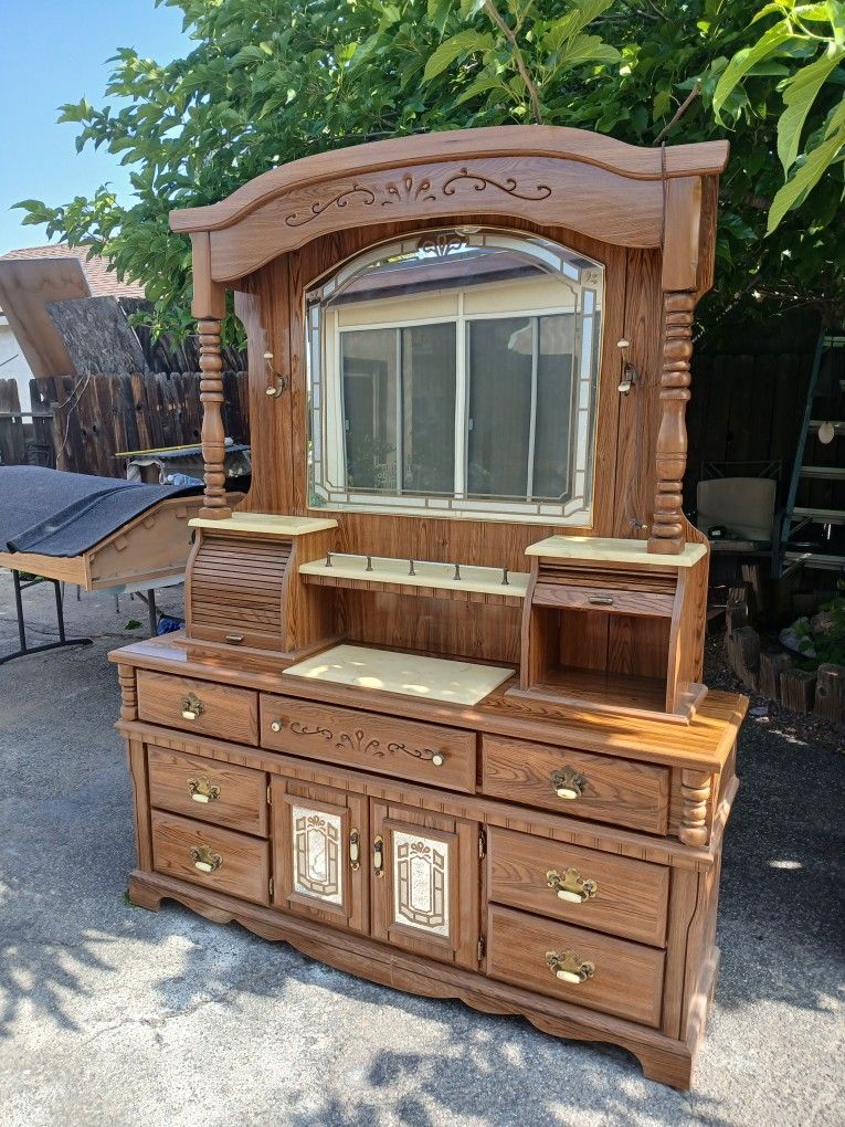 Dresser And Mirror