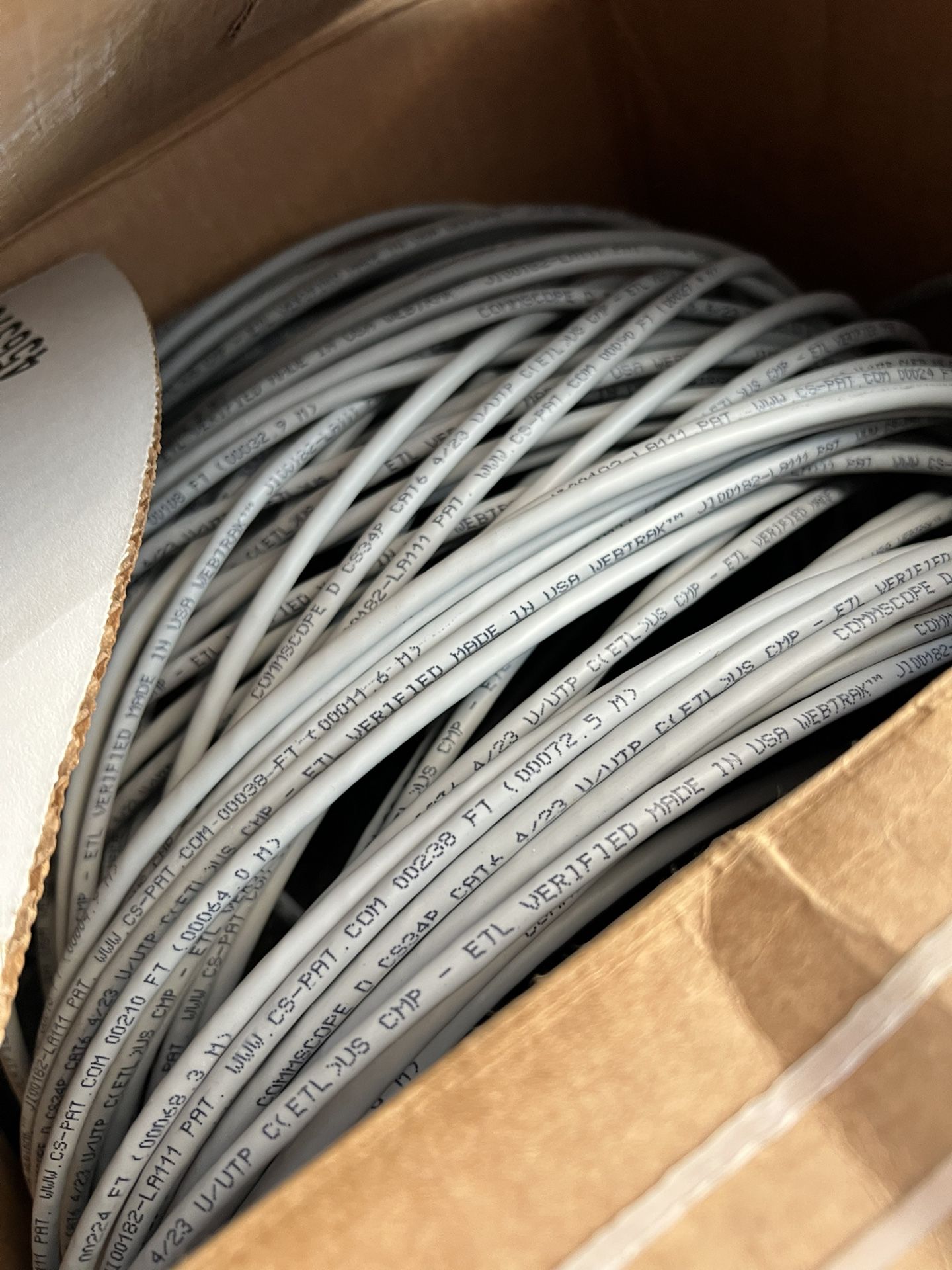Commscope Cat6 Ethernet Cable | CS34 | ~400ft