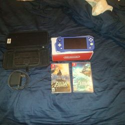 Nintendo Switch Light With Both Zelda Breath Of The Wild And Tears Of The Kingdom