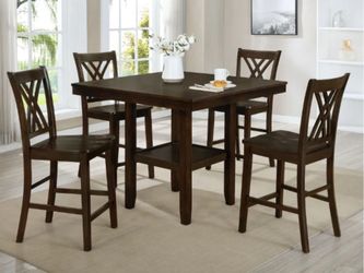 2732 SET-DBRN JOSIE 5 Piece COUNTER HEIGHT

