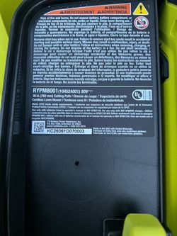 RYOBI 80V HP Brushless 30” Self-Propelled Lawn Mower w/ Battery & Charger