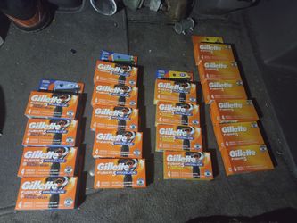 Gillette Fusion5 Razor Blade Refill Cartridges Lot