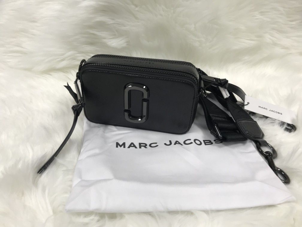 Marc Jacobs Colorblock Snapshot Crossbody bag Black