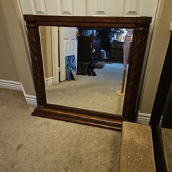 Cherry Mirror for Dresser