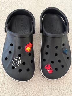 Crocs Classic Clogs with Marvel Jibbitz Size 5 M / 7 W