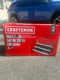 Craftsman 104-Piece Mechanics Tool Set with Tool Box