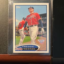 Freddie Freeman Topps Opening Day Card