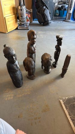 wood statue bundle