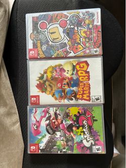 nintendo switch games BRAND NEW