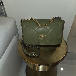 New Green 19 Flap Bag 