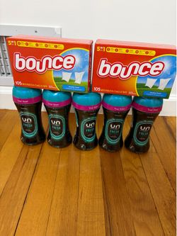 Downy beads and bounce sheet . All for 30 dollars