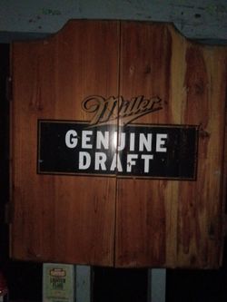 Miller high life dart board