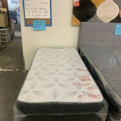 10 inch Twin Size Quilted mattress