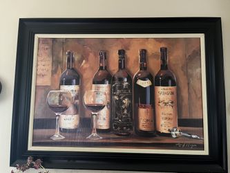 Wine Bottles Art Work