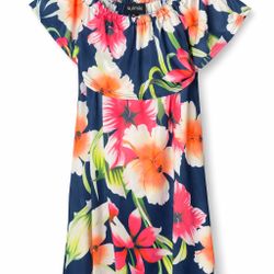 Suimiki Floral Off-Shoulder Dress – Women’s Size XXL