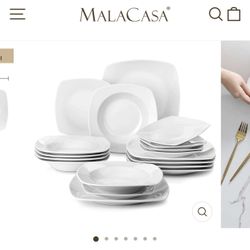 Julia 18 Piece Dinnerware Set 