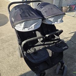 Jeep Double Foldable Stroller
