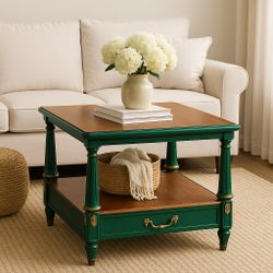 Henredon Statement Table – One-of-a-Kind Designer Transformation 