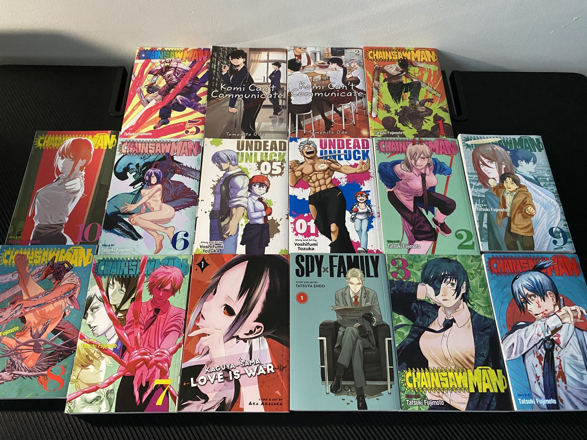 An assortment of Different Manga Series I Have.