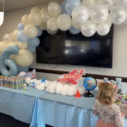 Airplane Theme Birthday Party Decoration Cardstock Cutout/ Airplane Party Plates, Tablecloths, Centerpieces/airplane Cloud Decoration /boy Party