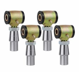 7193: New 3/4" .750" Threaded Bushing Kit for 4-Link Suspension or Replace Worn Out Rod Ends and Suspension Bushings,Adjustable Chromoly Polyurethane 