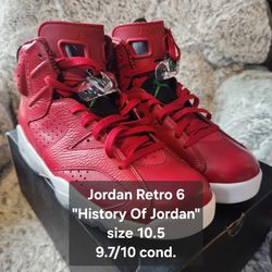 Jordan Retro 6 Size 10.5